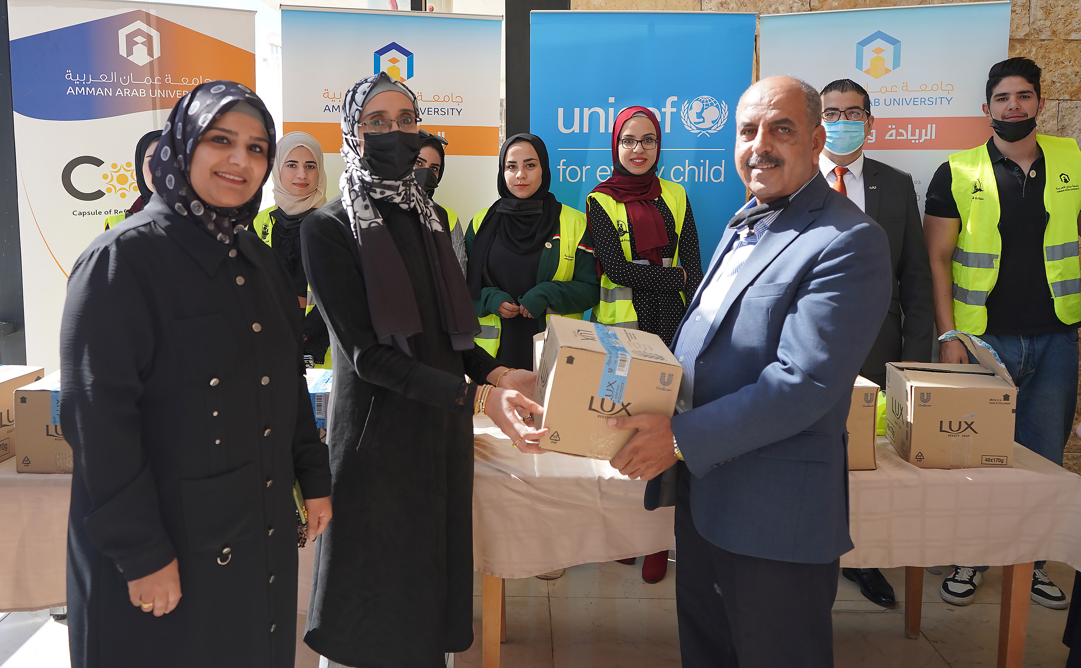 مبادرة عودة آمنة للتعليم في جامعة عمان العربية3