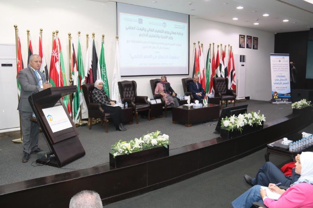 افتتاح فعاليات المؤتمر العلمي الدولي السادس لكلية الأعمال في جامعة عمان العربية26