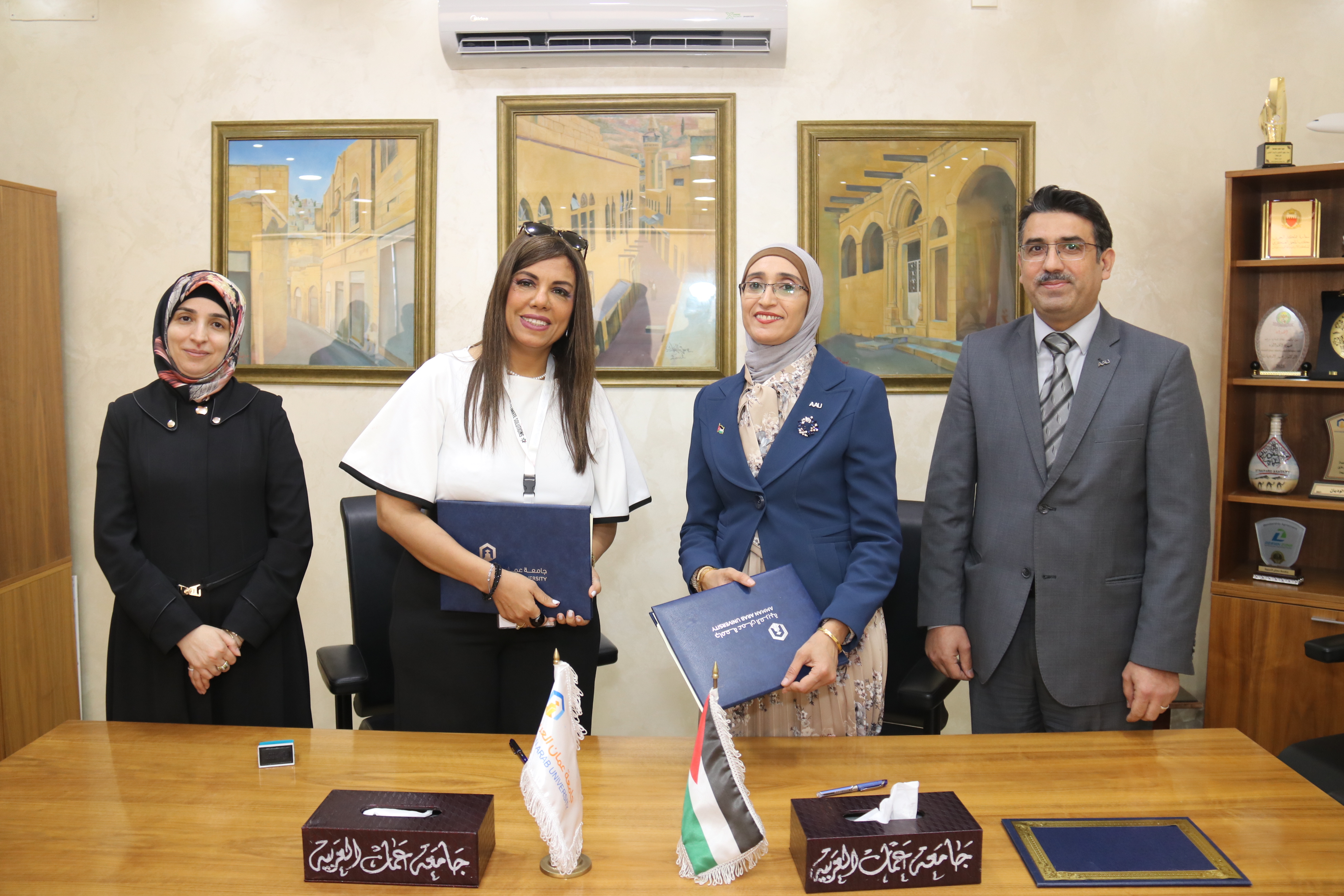 "بروتوكول تعاون مشترك بين المجلس العربي للمسؤولية المجتمعية و جامعة عمان العربية"7