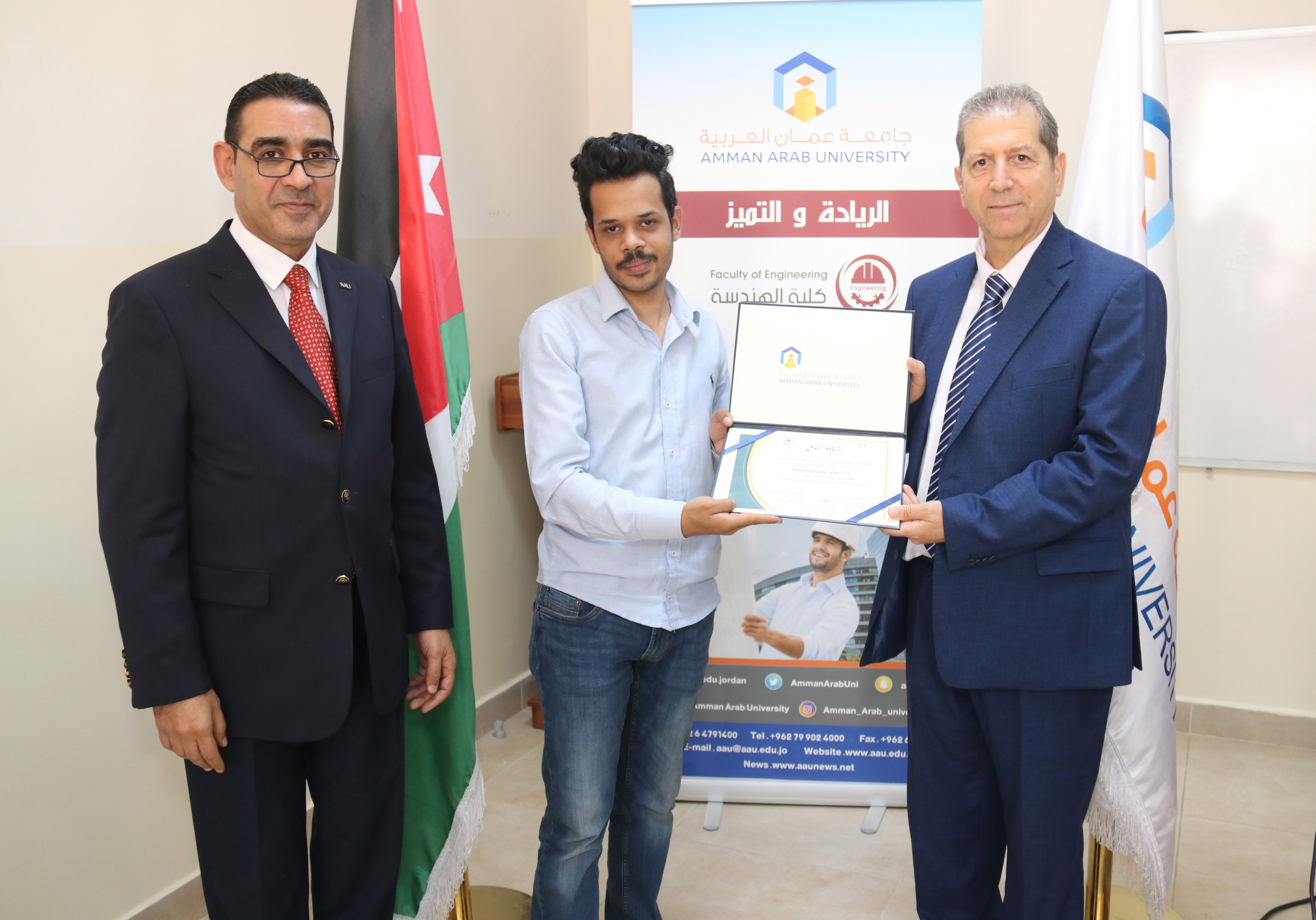 كلية الهندسة في "عمان العربية" تكرم الطلبة الأوائل8