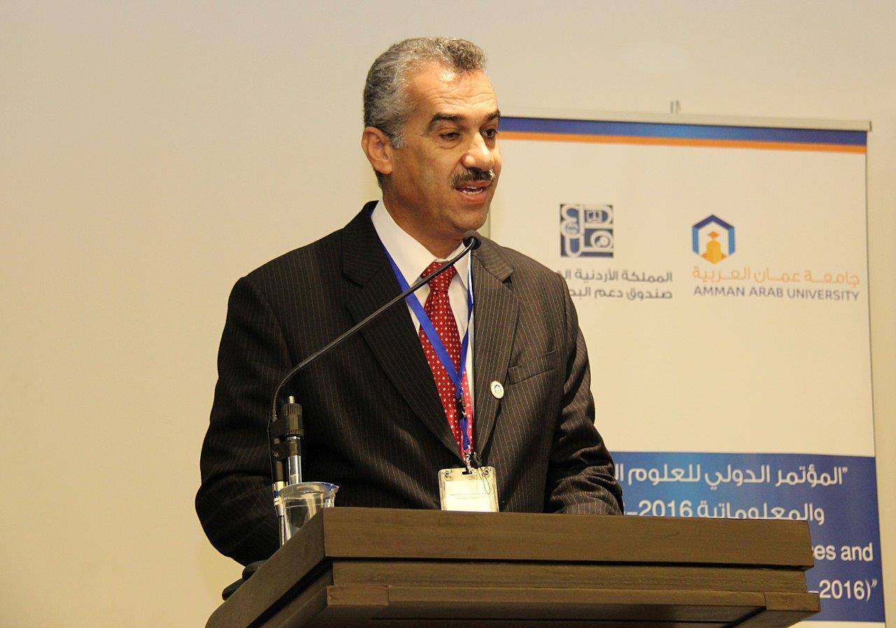 افتتاح فعاليات المؤتمر الدولي للعلوم الحاسوبية والمعلوماتية في عمان العربية8