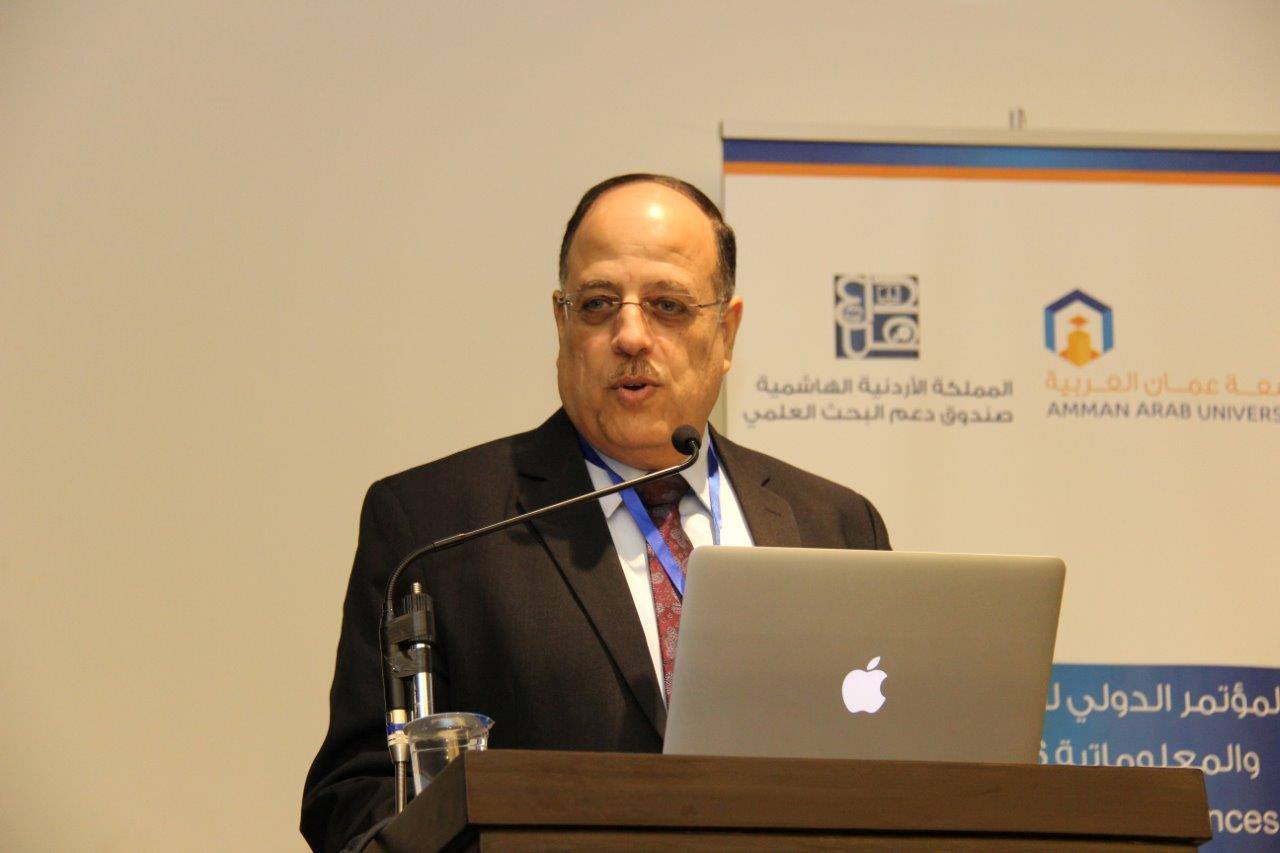 افتتاح فعاليات المؤتمر الدولي للعلوم الحاسوبية والمعلوماتية في عمان العربية7