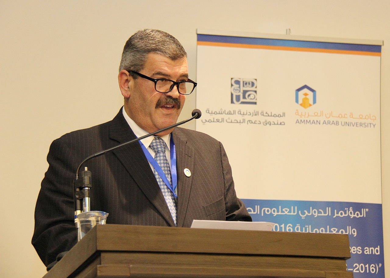افتتاح فعاليات المؤتمر الدولي للعلوم الحاسوبية والمعلوماتية في عمان العربية13
