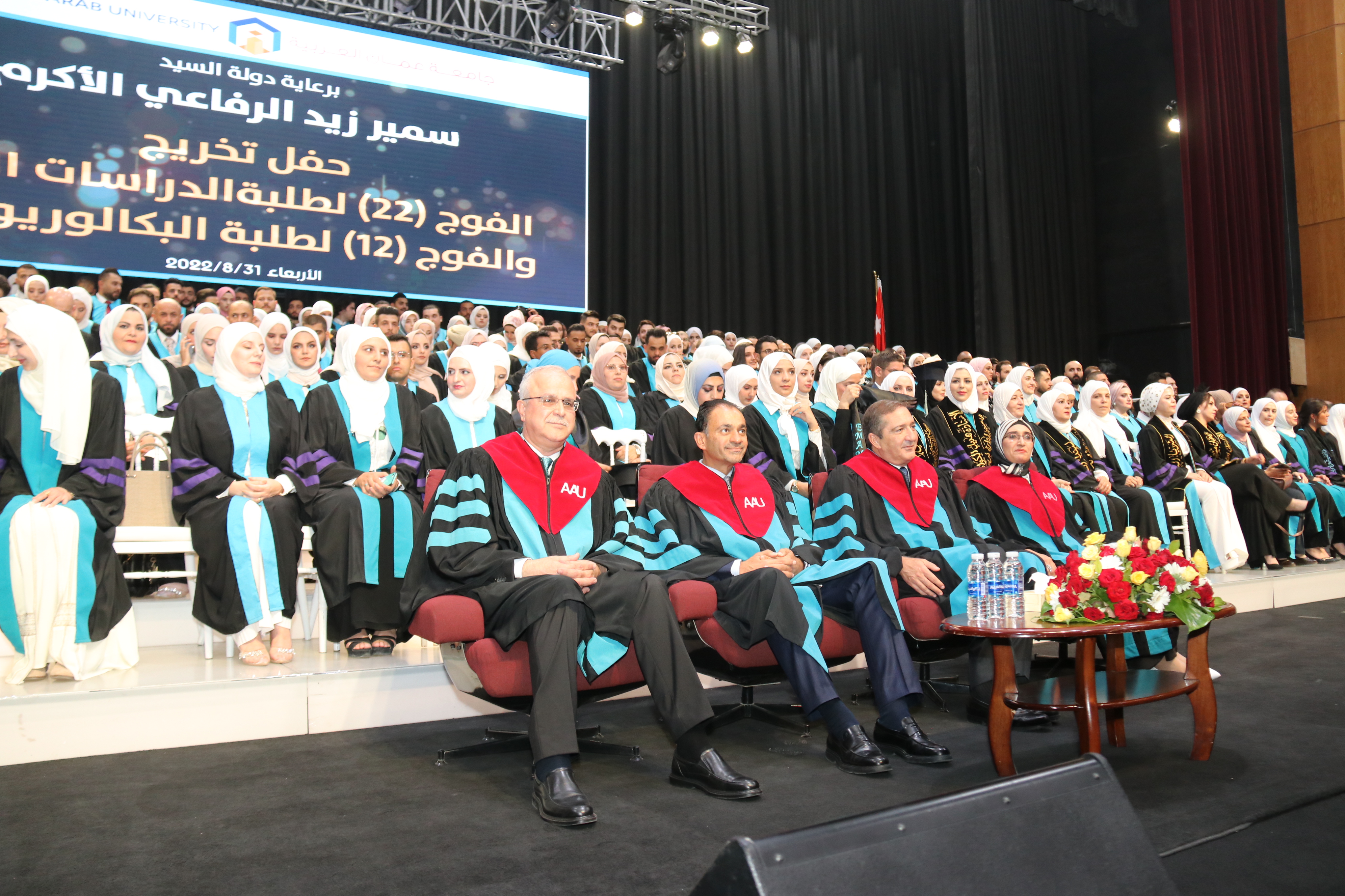 مشاهد أولية لاحتفالات جامعة عمان العربية بخريجيها للعام الدراسي 2021-202216