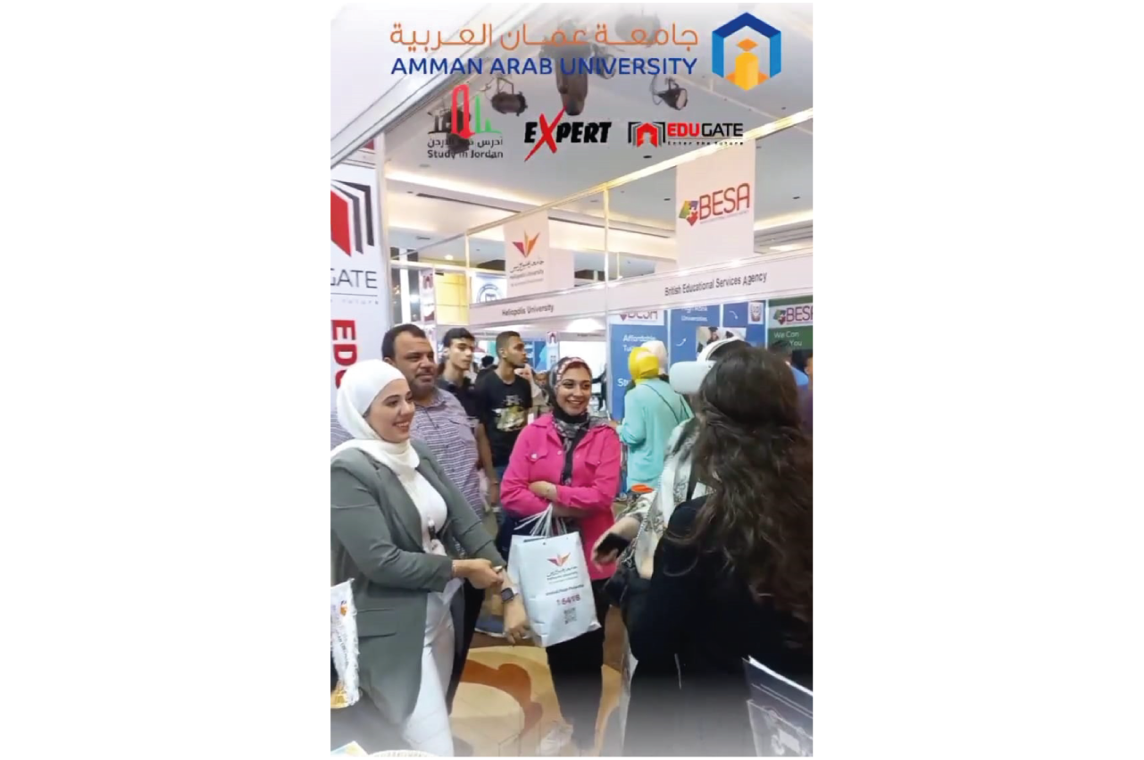 "عمان العربية" تنقل تقنيات الواقع الافتراضي والمعزز لطلبة الثانوية العامة في جمهورية مصر العربية4