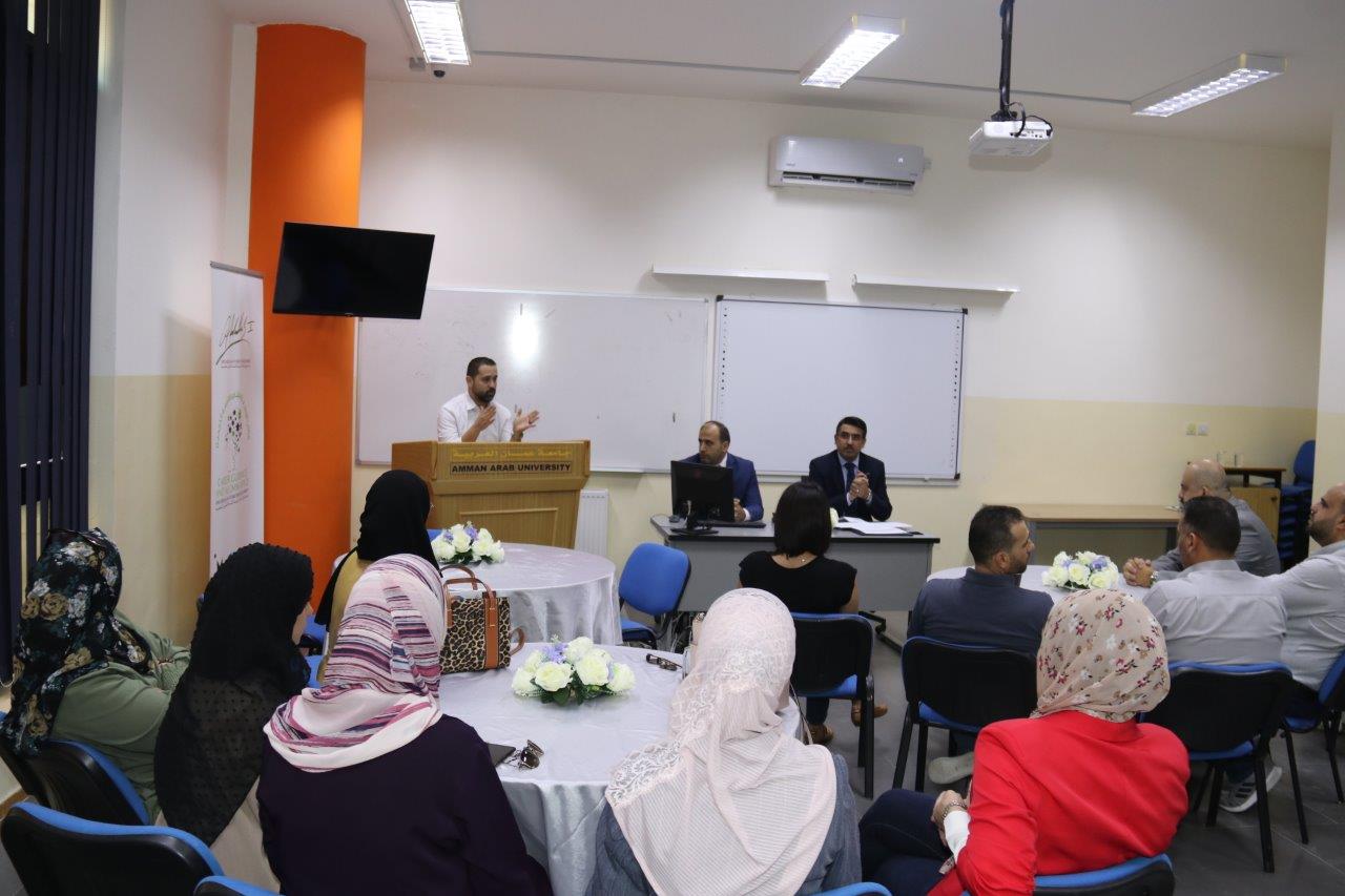 كلية العلوم الحاسوبية والمعلوماتية في "عمان العربية" تكرم الطلبة الفائزين بمسابقة Cyber Talent العالمية1