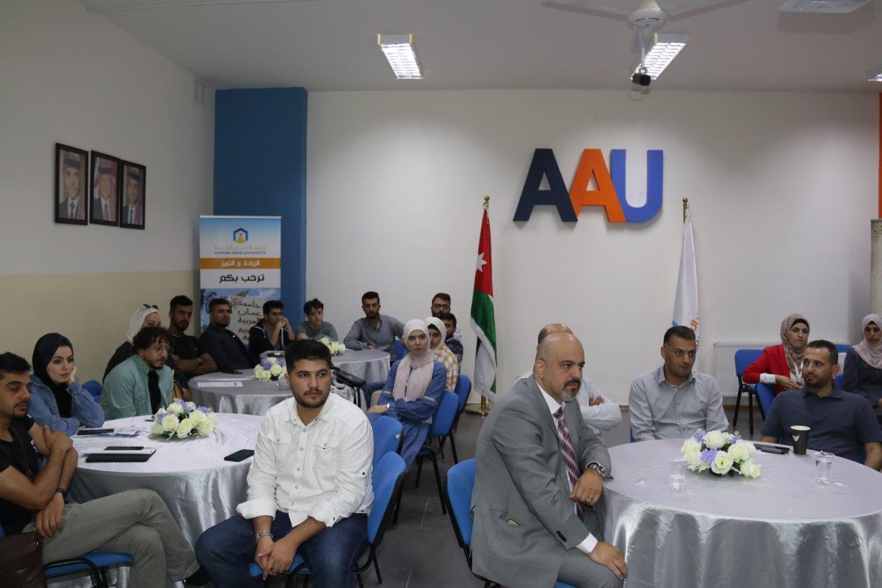 كلية العلوم الحاسوبية والمعلوماتية في "عمان العربية" تكرم الطلبة الفائزين بمسابقة Cyber Talent العالمية3