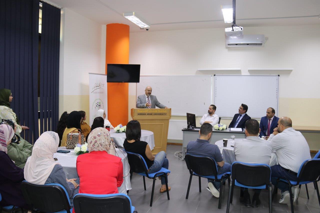 كلية العلوم الحاسوبية والمعلوماتية في "عمان العربية" تكرم الطلبة الفائزين بمسابقة Cyber Talent العالمية8
