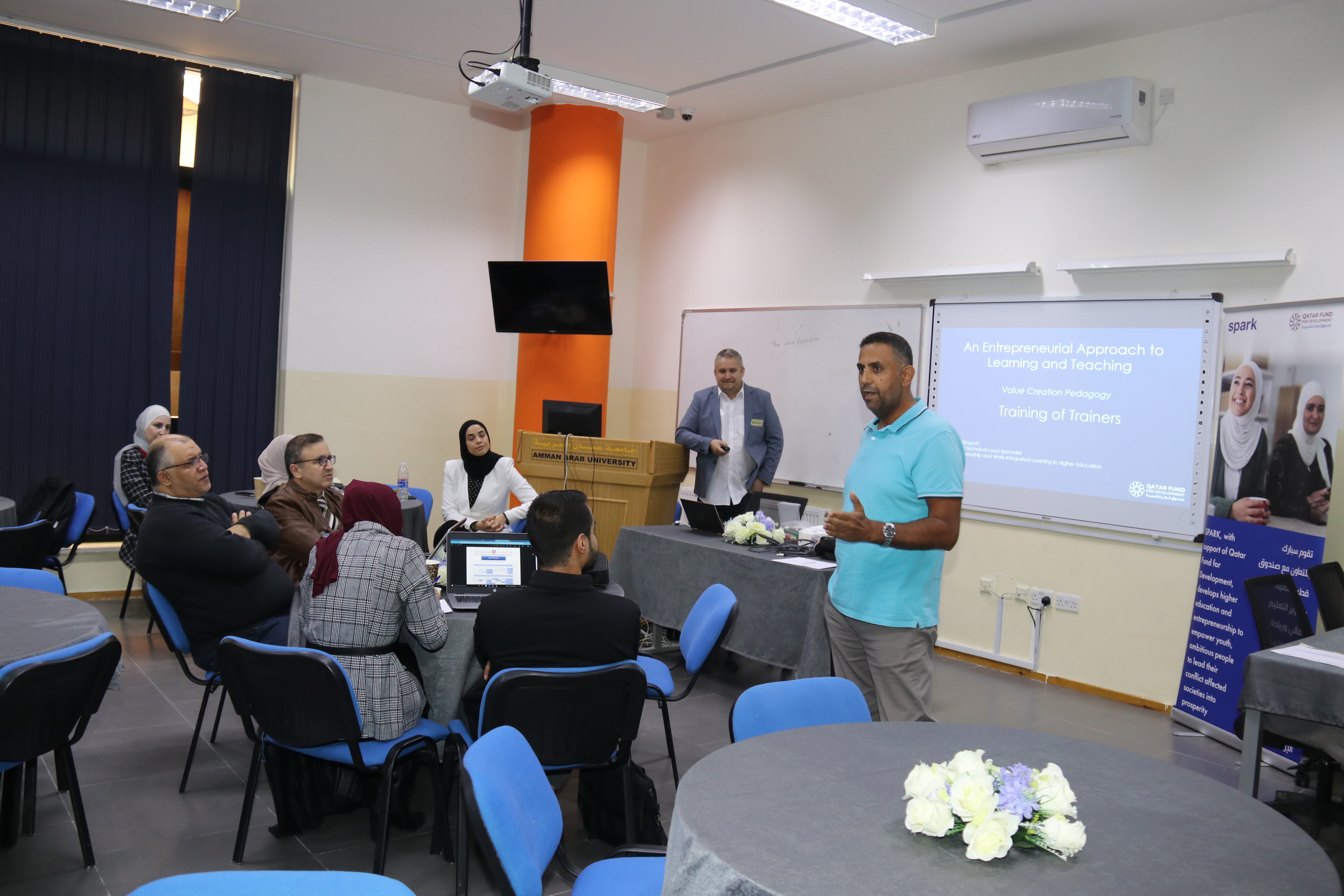 برنامج تدريبي مشترك بين "عمان العربية" ومنظمة سبارك حول خلق القيمة المضافة3