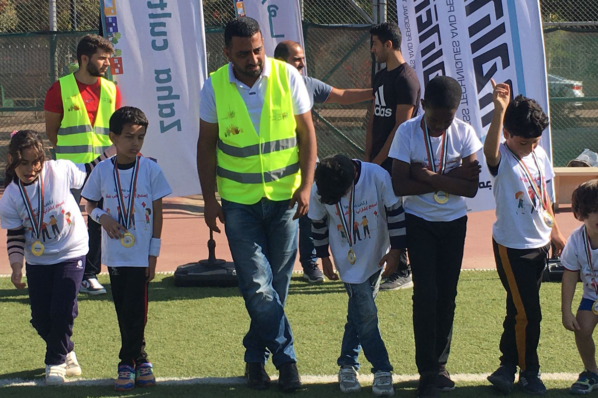 تربوية عمان العربية تشارك في ماراثون الأشخاص ذوي الاعاقة6