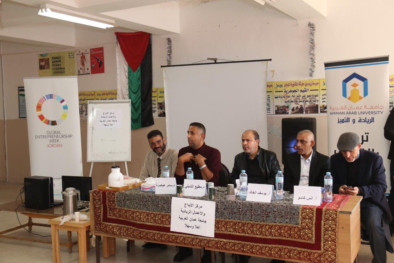 فعاليات "أسبوع الريادة العالمي" في جامعة عمان العربية4