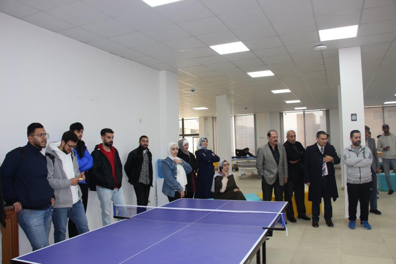 بطولة تنس طاولة لأعضاء الهيئتين التدريسية والإدارية في "عمان العربية"2