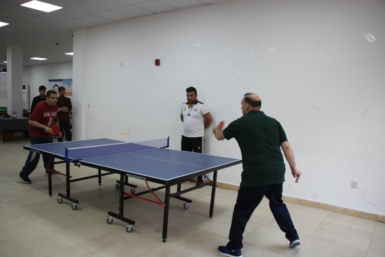 بطولة تنس طاولة لأعضاء الهيئتين التدريسية والإدارية في "عمان العربية"4