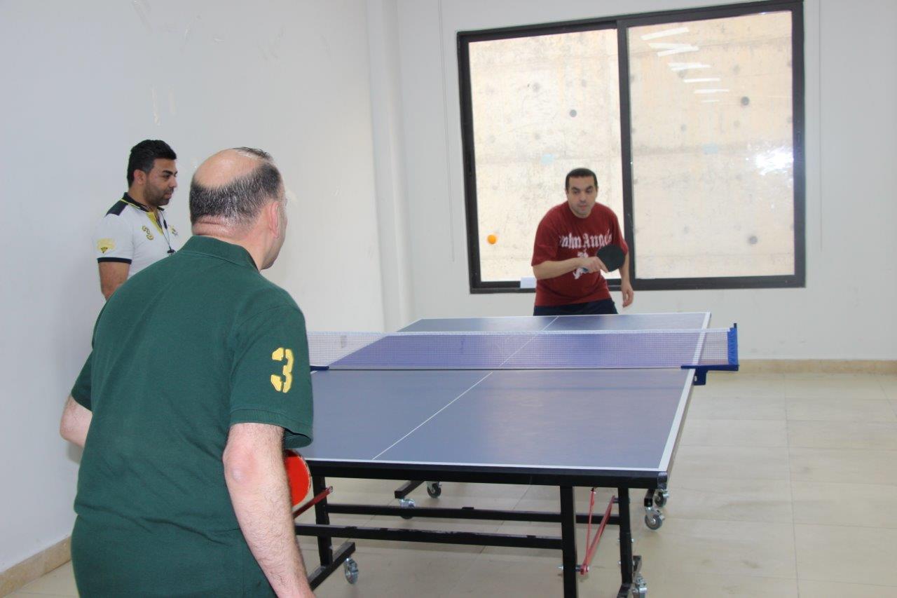 بطولة تنس طاولة لأعضاء الهيئتين التدريسية والإدارية في "عمان العربية"5