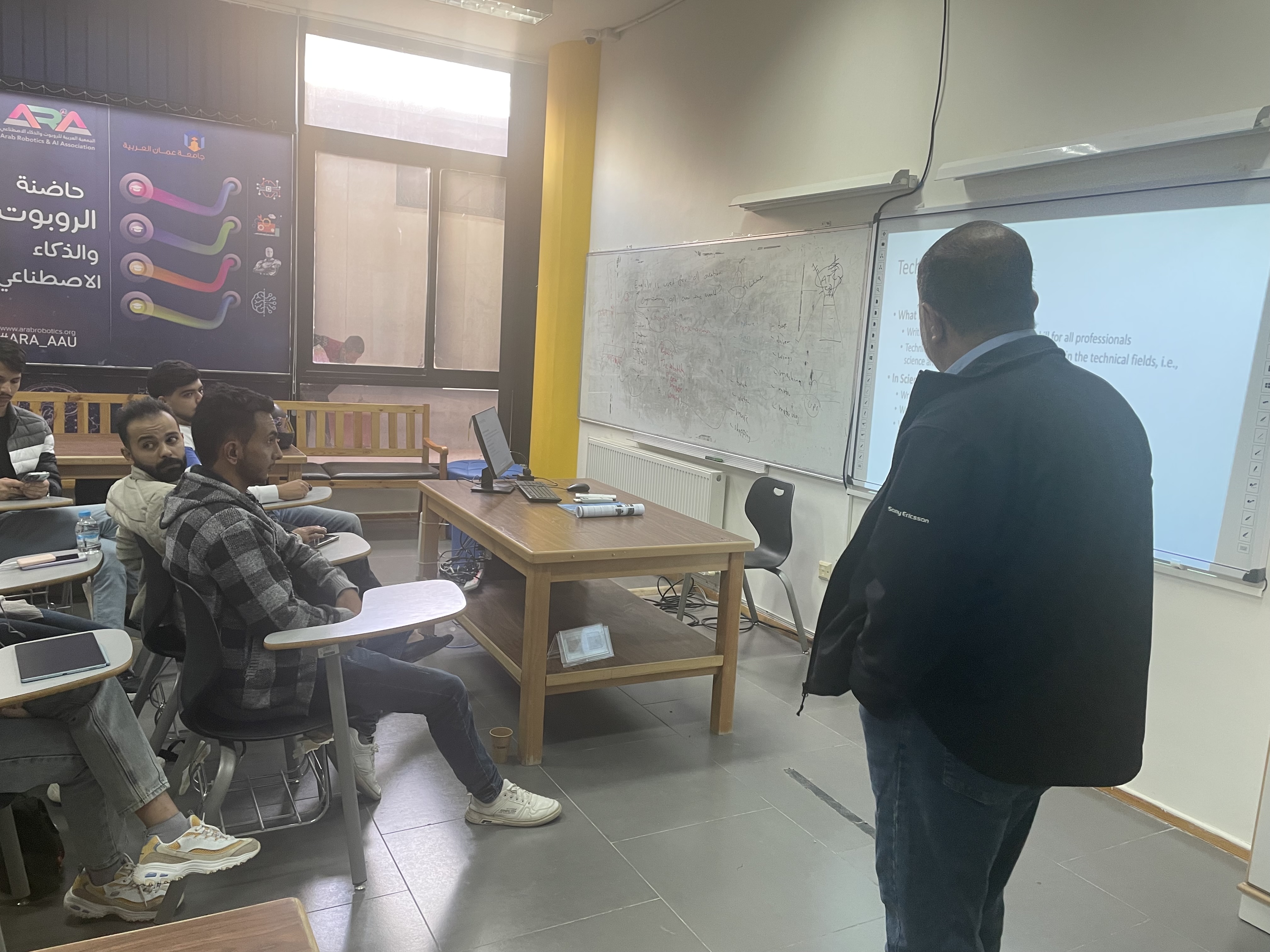 دورة تدريبية في جامعة عمان العربية بعنوان Technical Writing1