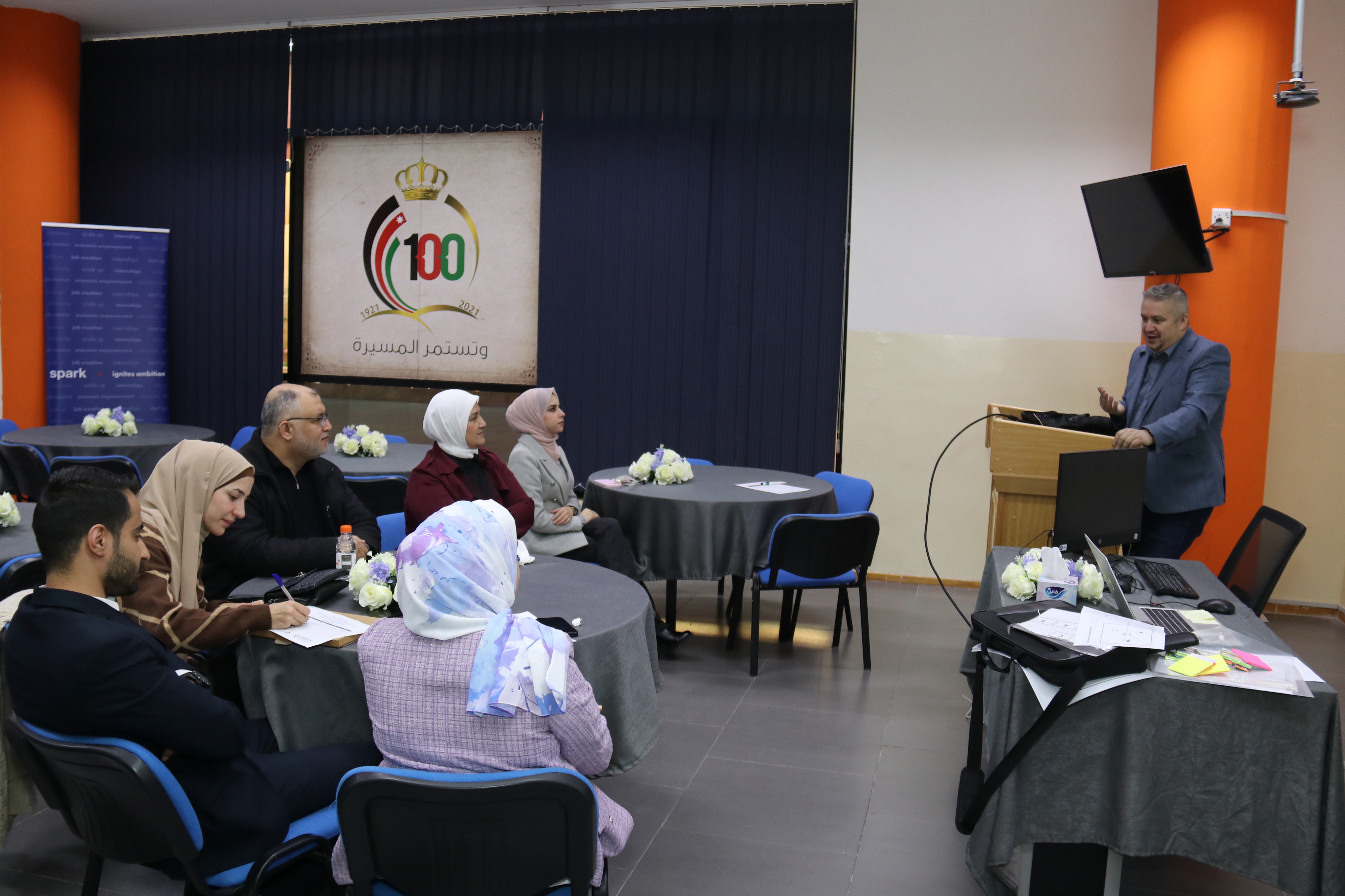 ورشة تدريبة TOT في "عمان العربية" بالتعاون مع منظمة سبارك2