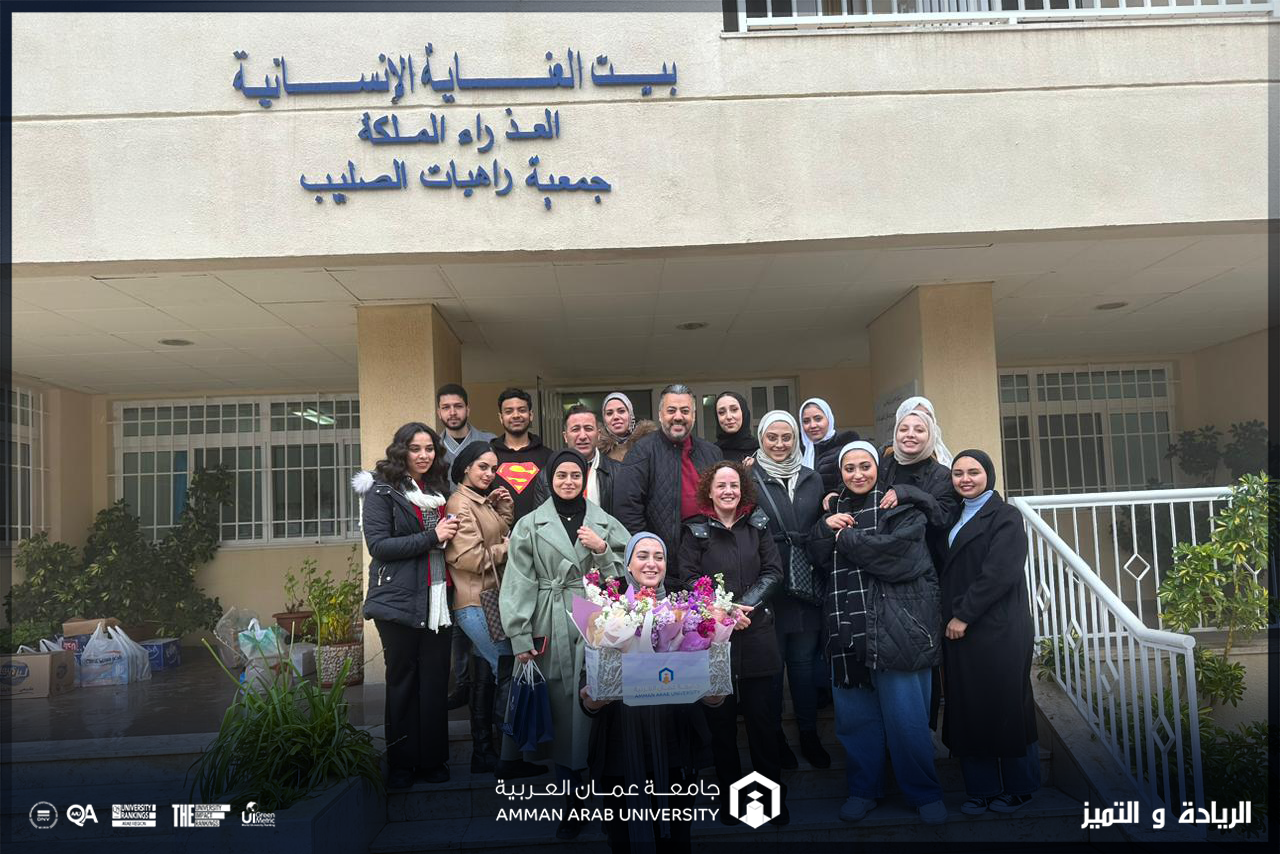 طلبة "عمان العربية" يحتفلون بعيد الأم في بيت العناية الإنسانية2