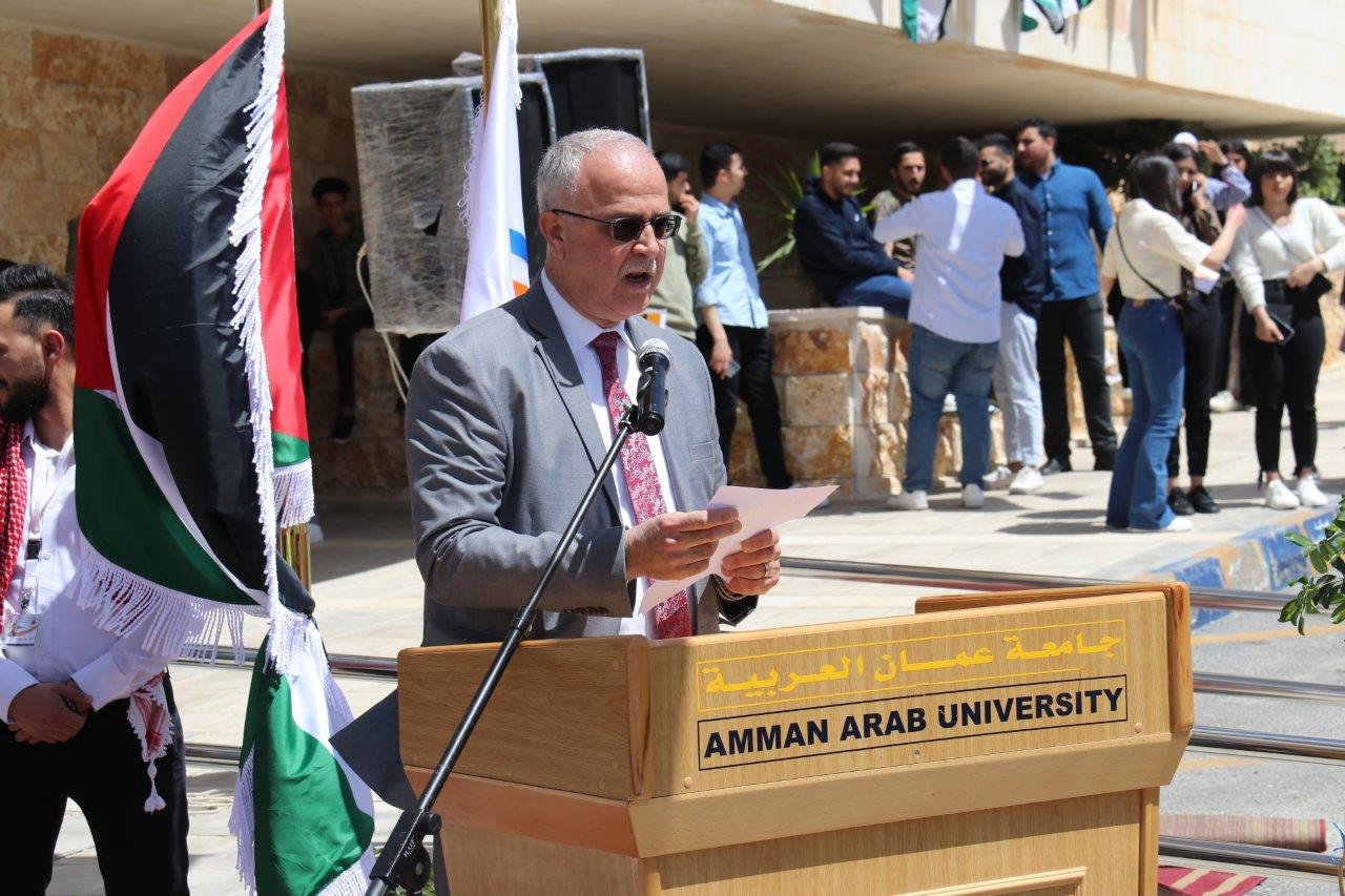 يوم العلم الأردني في جامعة عمان العربية 8