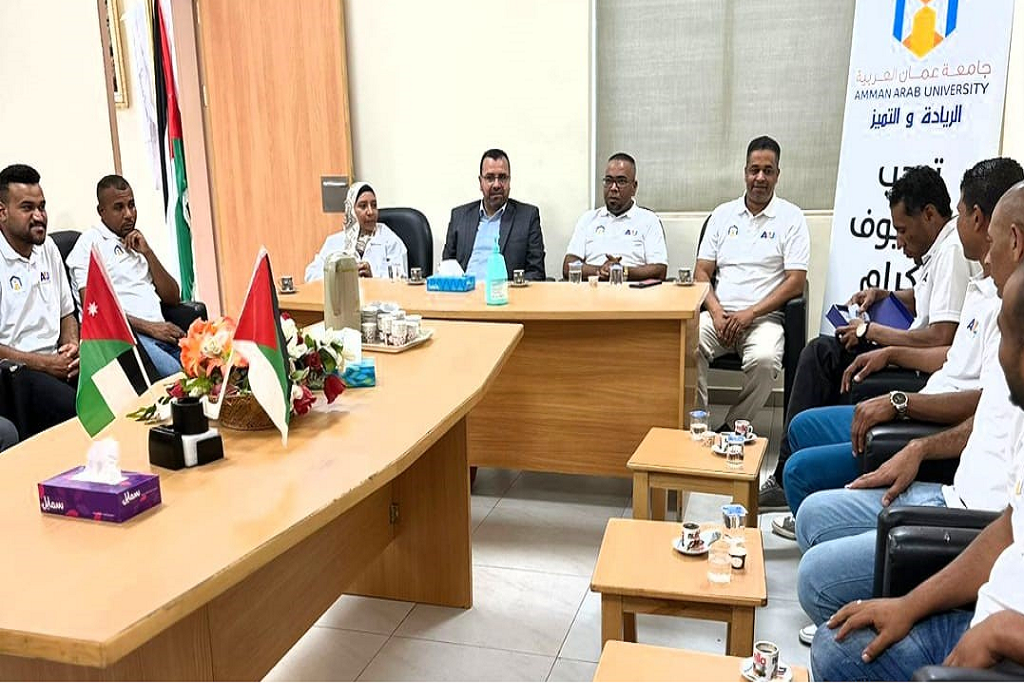 جامعة عمّان العربية تنفذ مبادرة "التبرع بالدم" في مستشفى غور الصافي1