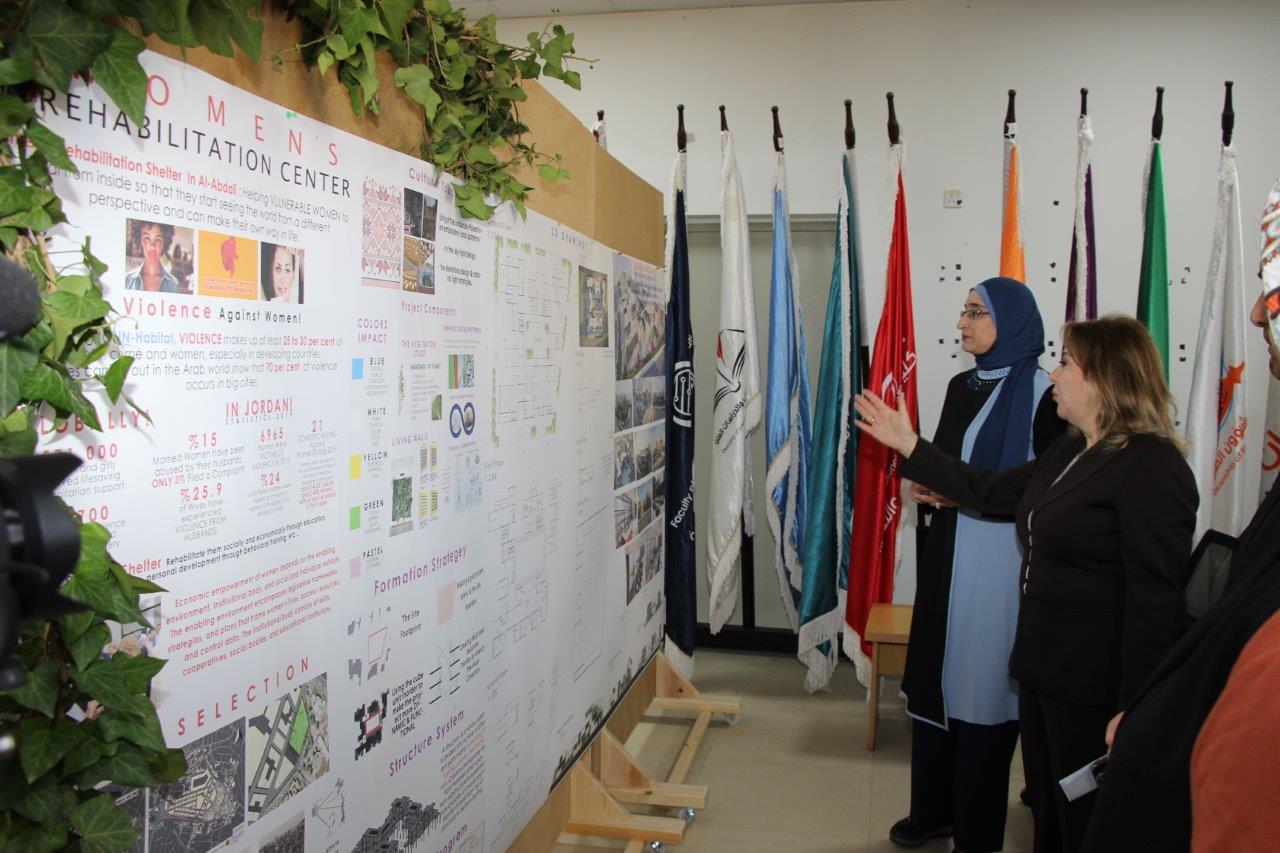 مشاريع ريادية تخدم المجتمع لطلبة هندسة العمارة في "عمّان العربية" 3