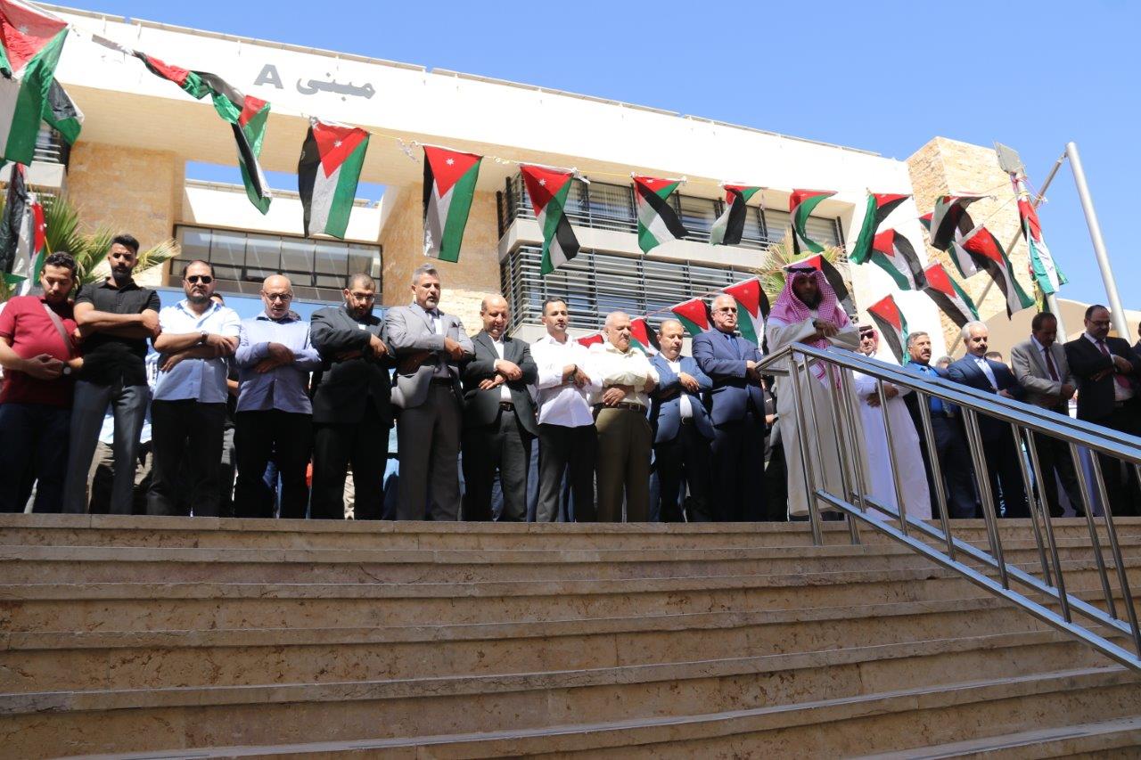 وقفة تضامنية في "عمان العربية" مع الأشقاء في غزة الصمود 9