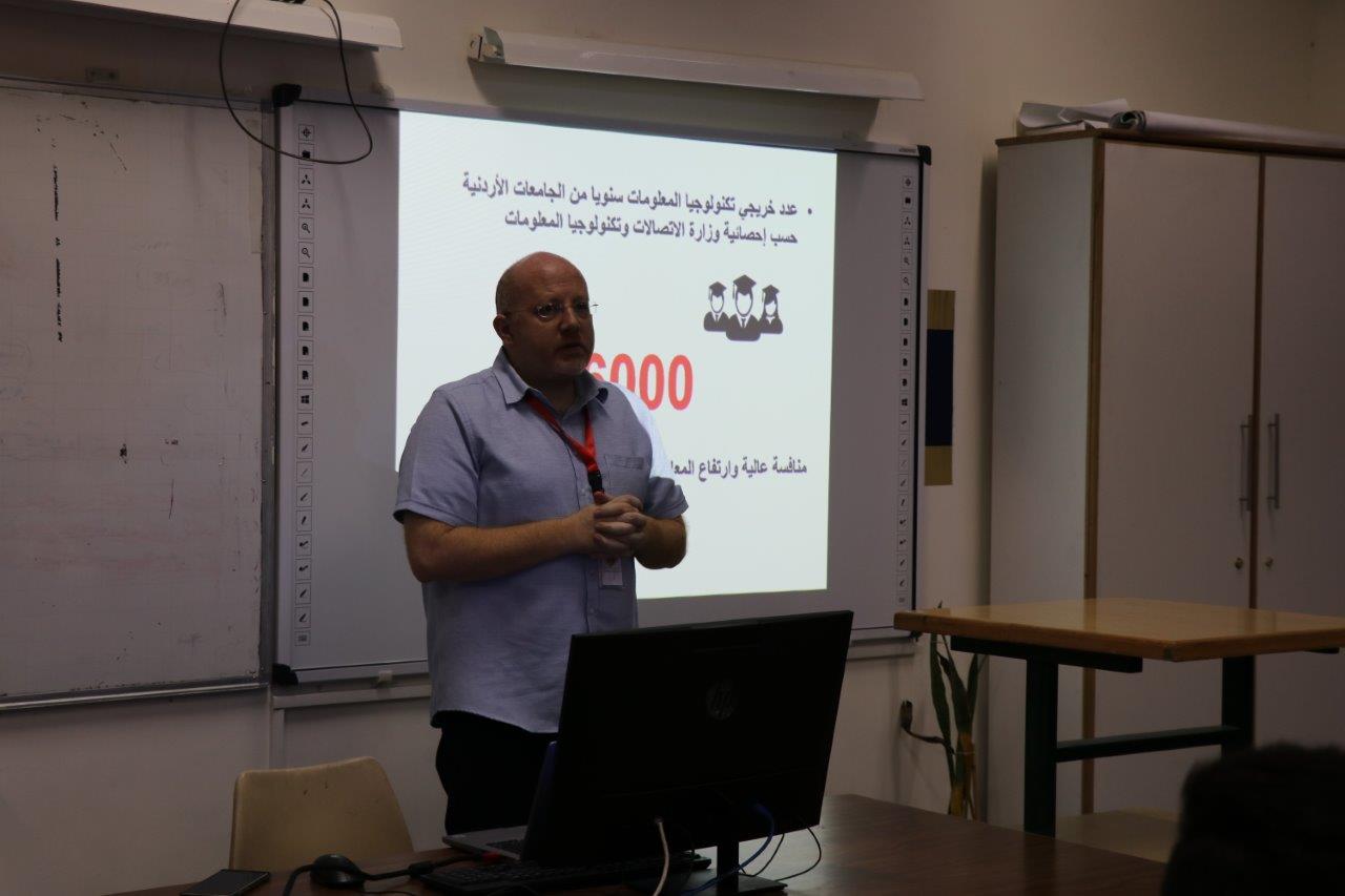 طلبة كلية العلوم الحاسوبية والمعلوماتية في "عمان العربية" يطلعون على تجربة شركة Step by Step 6