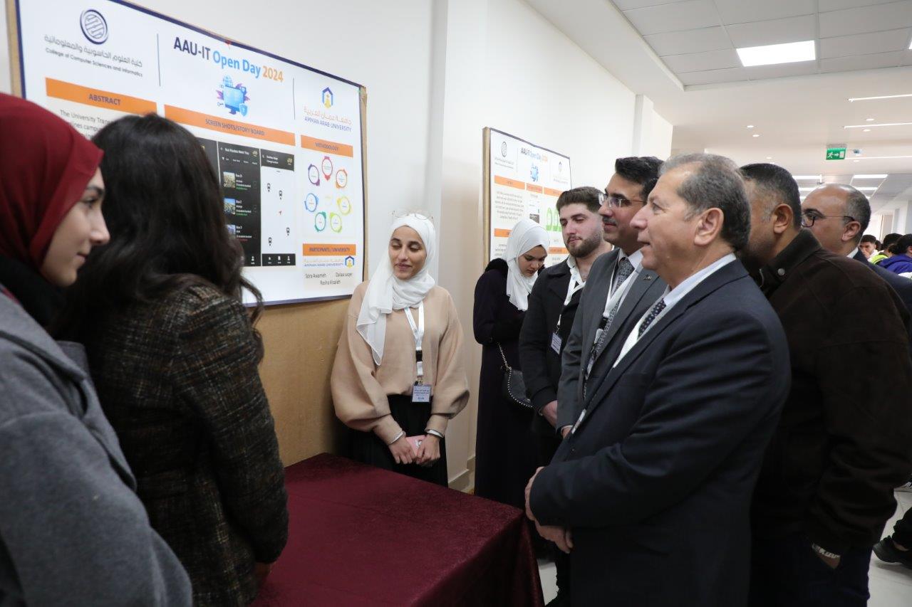 حاسوبية "عمان العربية" تقيم فعاليات اليوم العلمي المفتوح 2024 25