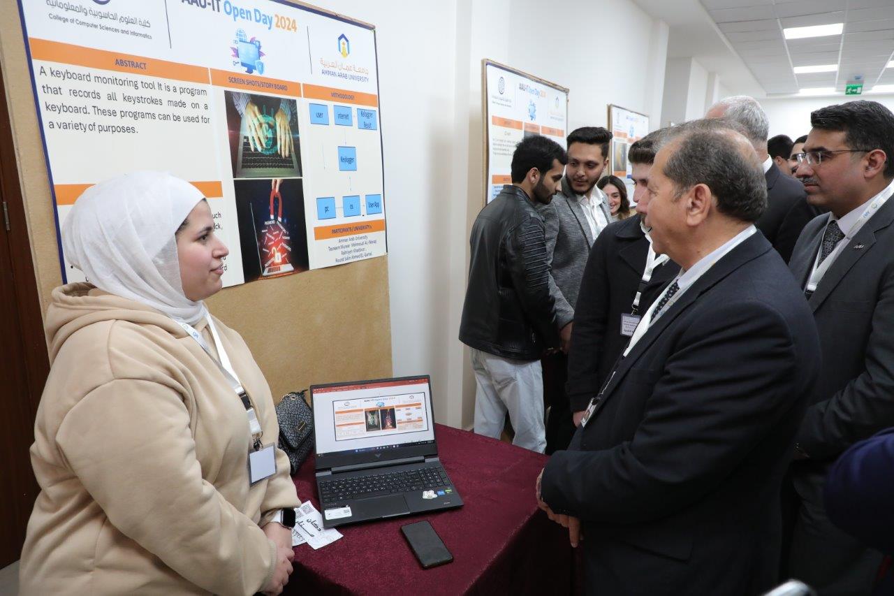حاسوبية "عمان العربية" تقيم فعاليات اليوم العلمي المفتوح 2024 35