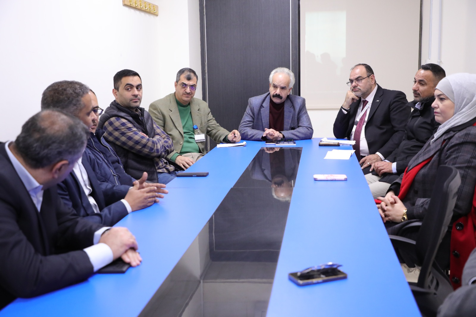 اجتماع المجلس الاستشاري لكلية الأعمال في جامعة عمان العربية1