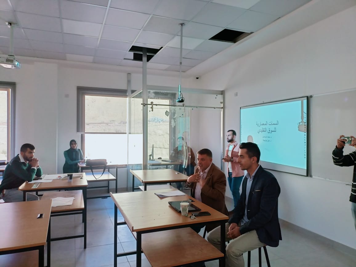 "إحياء قيم العمارة التقليدية في تصميم الأسواق" دورة تدريبية لطلبة "عمان العربية"4