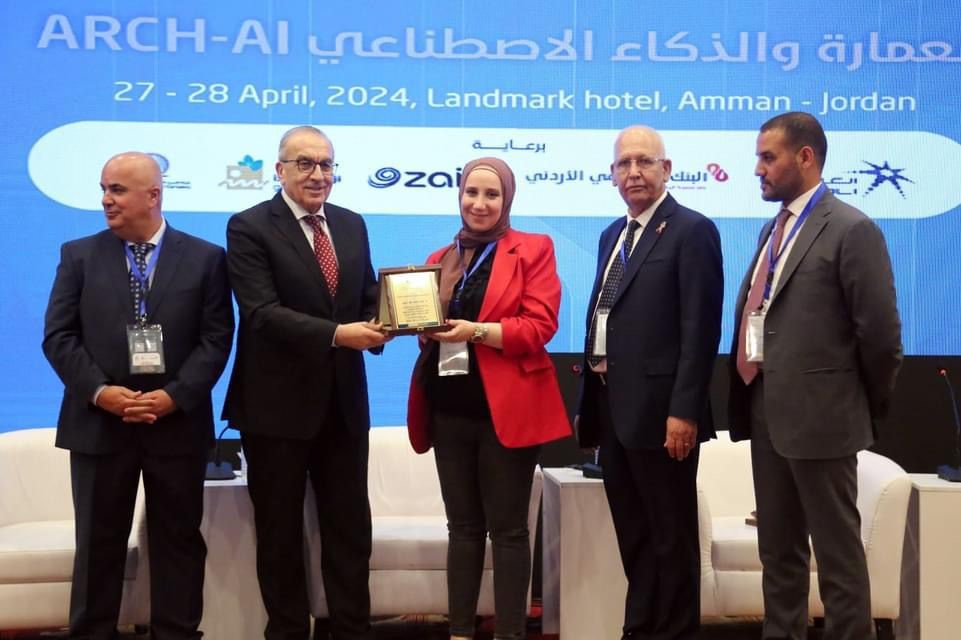 هندسة "عمان العربية" تشارك في فعاليات المؤتمر المعماري الأردني الدولي السابع1